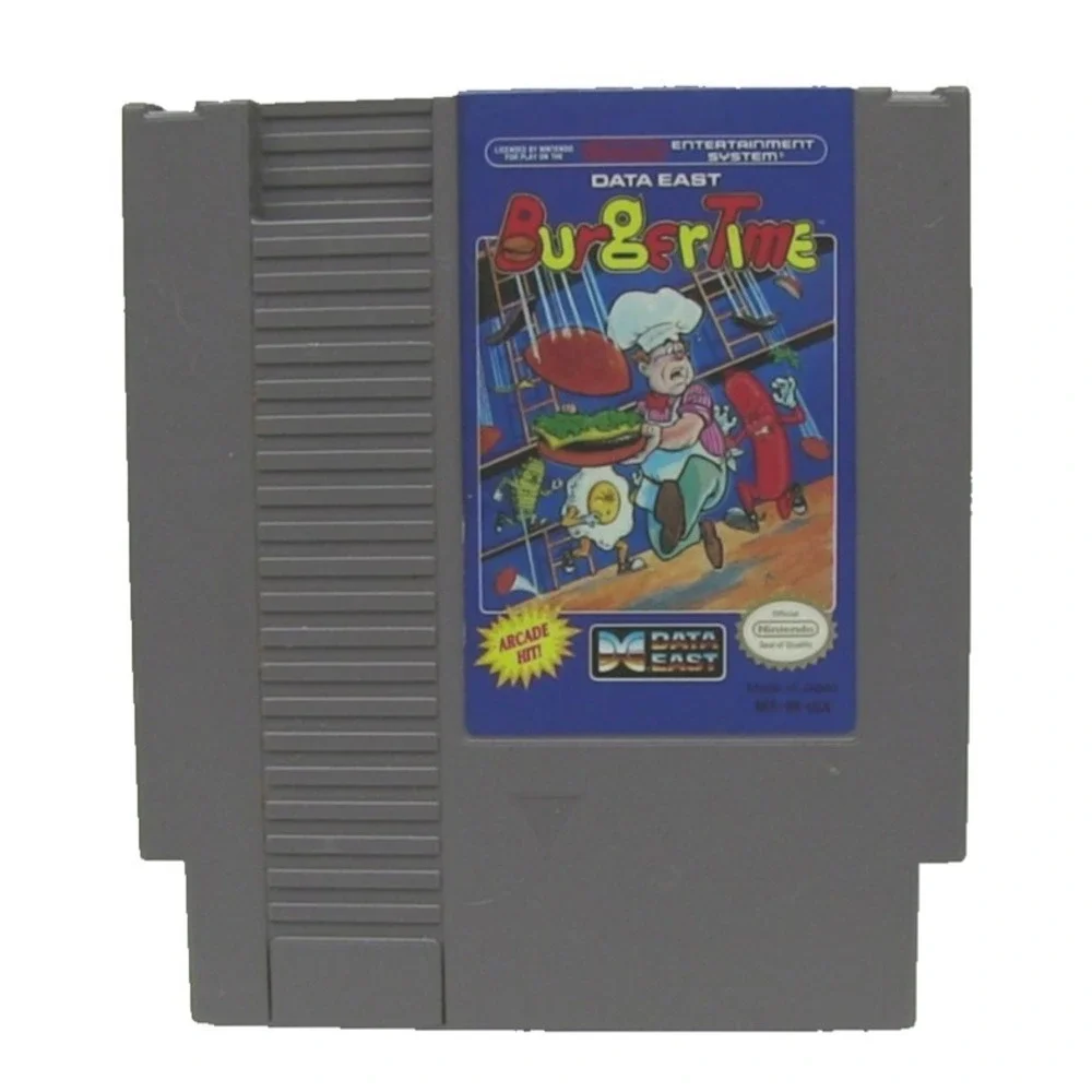 BurgerTime -- NES‎ Nintendo Original 5 Screw Game Arcade Classic Burger Time